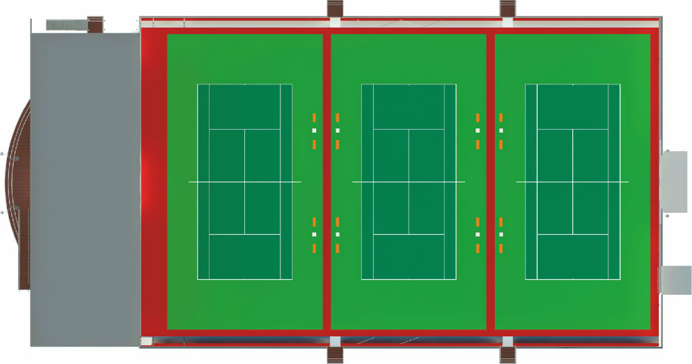 Теннисные корты в Казани